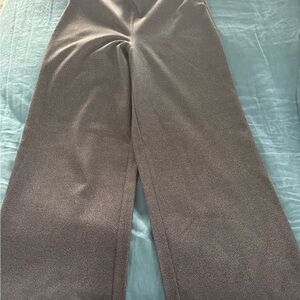 Gray Wide-Leg Pants